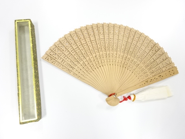 アンティーク　白檀扇子